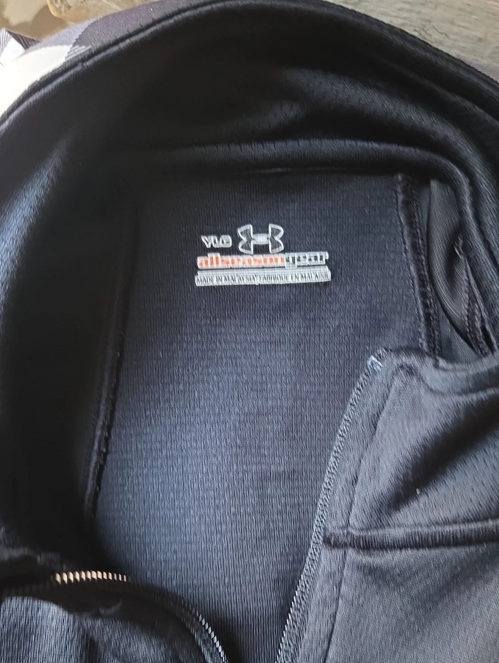 Under Armour Black Performance Full-Zip Jacket